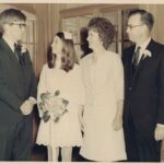 (21) Peter and Cathie's Wedding - Peter and Cathie with Cathie's Parents - Ginny and Si Seibert