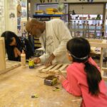 (37) Devotion Primary Extended Day - John Walker Teaching Girls Woodworking