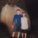 (58) Peter and Cathie in ATM Cave, Belize