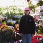 (65) Cathie at a Market in Rome