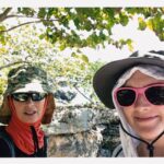 (72) Cathie and Niece Celeste Dressed for a Hike on the Road During One of their Jamaica Yoga Retreats