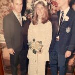 Family - Cathie and Her Brothers Jim and Gordon at Cathie and Peter's Wedding Medium