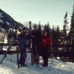 Family - Cathie with Brothers Jim and Gordon Seibert Skiing in Utah Medium