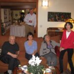 Friends - Beppino Burgisser, Mary Jane Murphy, Franca Burgisser, Cathie, John Murphy at Murphys' House in Rhode Island Medium