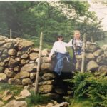 Travel - Cathie and Celeste Marokus at the end of a Hike in the Lakes District, England where Peter Got them Lost on the Way back Medium