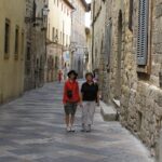 Travel - Cathie and Luciana White in Tuscan Town Large