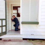 Travel - Peter Breaking into His Friends the Parlins Cabin at Burt Lake, Michigan