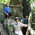 Travel - Sister-in-Law Lee Brooks, Cathie, and Peter on Mountain Trail in Belize